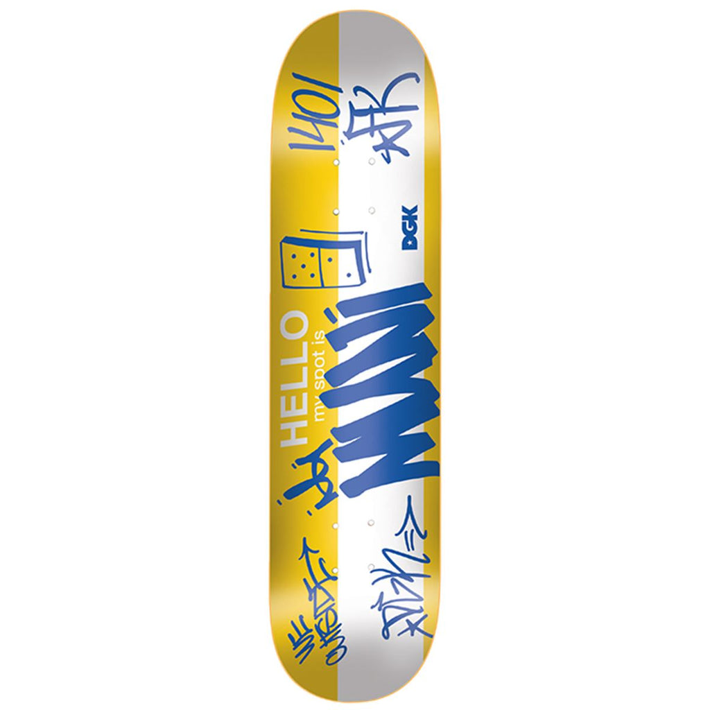 DGK 'My Spot Is Muni' Skateboard Deck - 8.25"