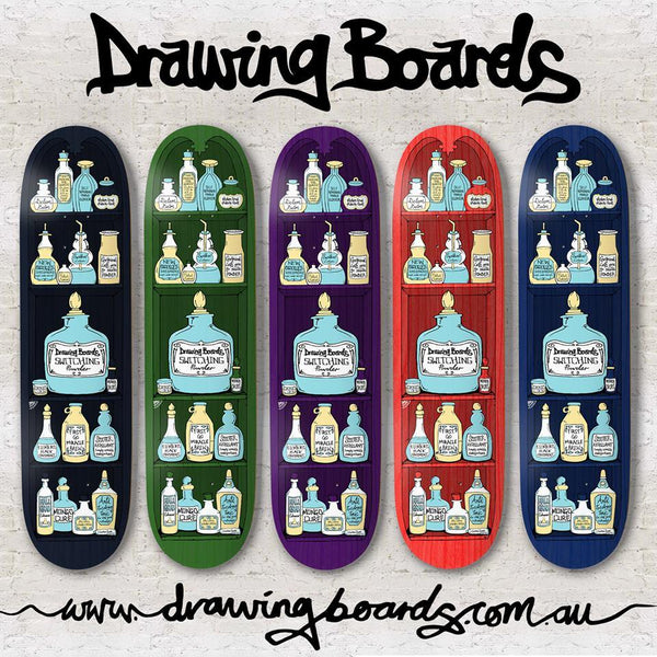 Drawing Boards Potions Skateboard Deck - 7.75