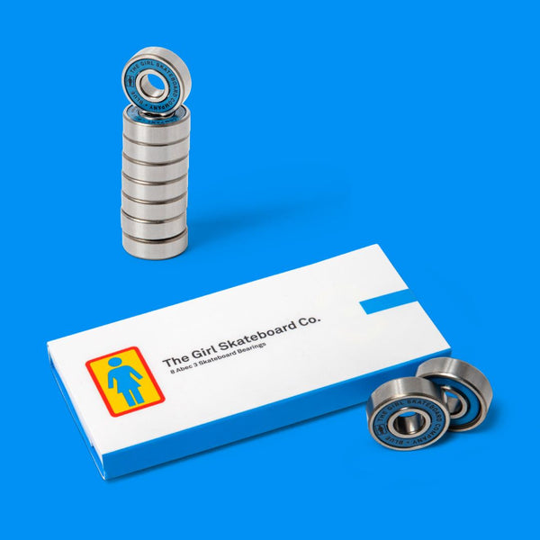 Girl Blue Abec 3 skateboard Bearings - Skatewarehouse.co.uk