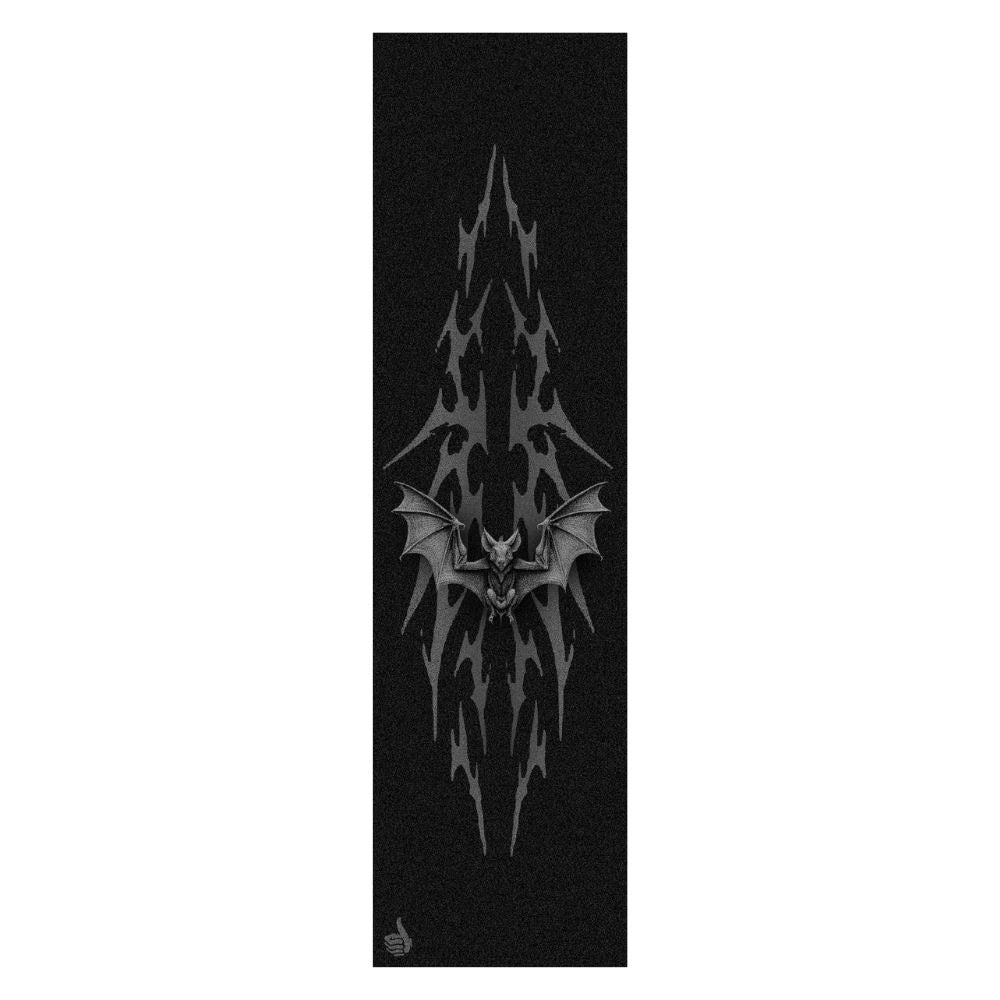 Bro Style Choice Cyber Bat 33" x 9 Grey 5pk Skateboard Grip Tape