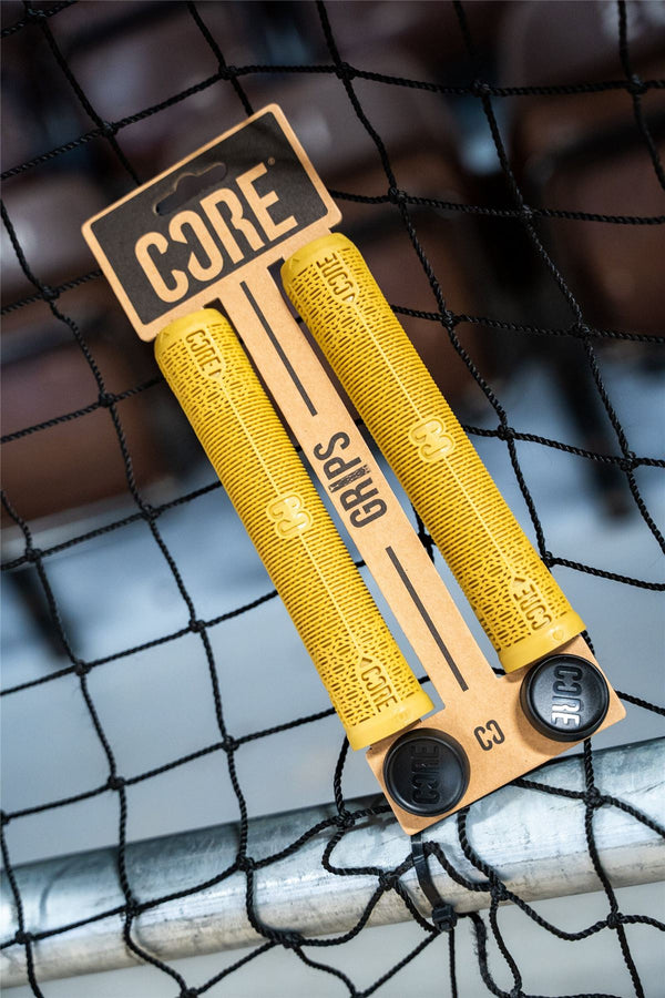 CORE Skinny Boy Handlebar Grips Soft 170mm – Gum - Skatewarehouse.co.uk