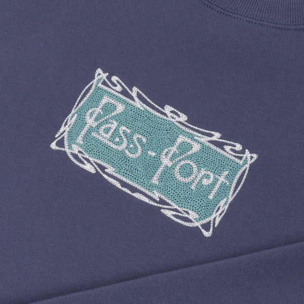 Pass~Port Plume Sweater (Dusty Blue) - M