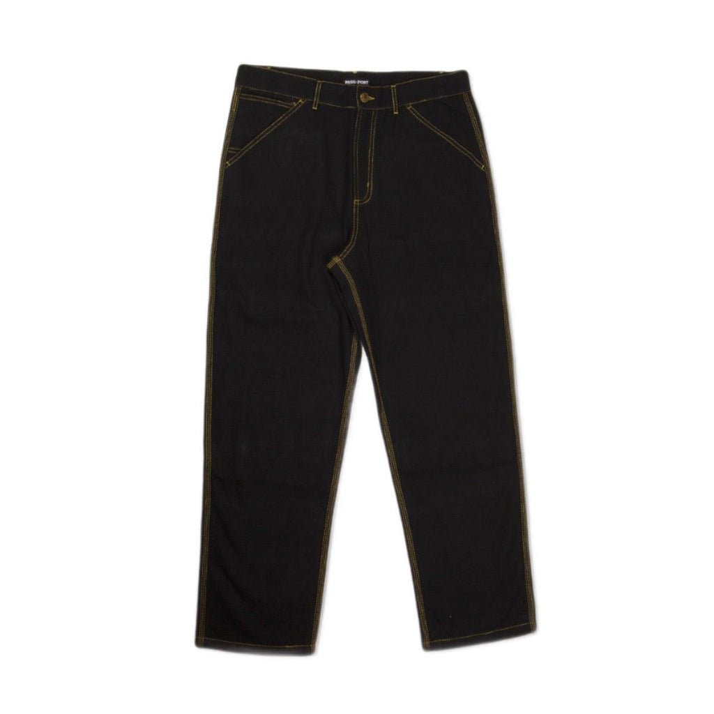 Digger Club Pant (Tar / Gold Stitch)