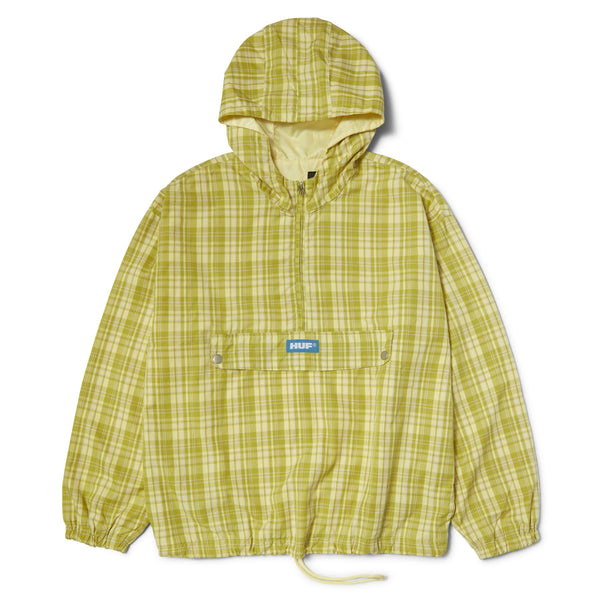 HUF Rivington Plaid Anorak (Tarragon) Apparel - M