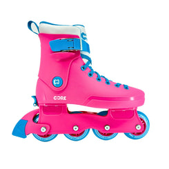 CORE Retro Inline Adjustable Skate - Pink / Blue - Skatewarehouse.co.uk