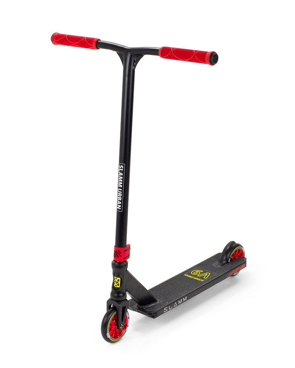 Slamm Scooter Urban V9 Stunt Scooter - Black / Red - Skatewarehouse.co.uk