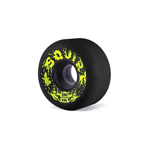 Squirt 84a Black Cruzade Pack Skateboard Wheels - 56mm