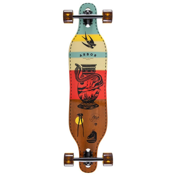 Arbor Performance Complete Jess Mudgett Axis 37 Complete Longboard - 8.5