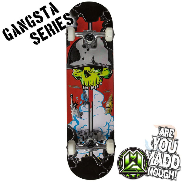 Gangsta Series Sk8Board - Battlezone Complete Skateboard - 7.75