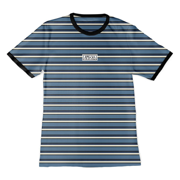 American Socks AMSCKS Striped Blue T-Shirt