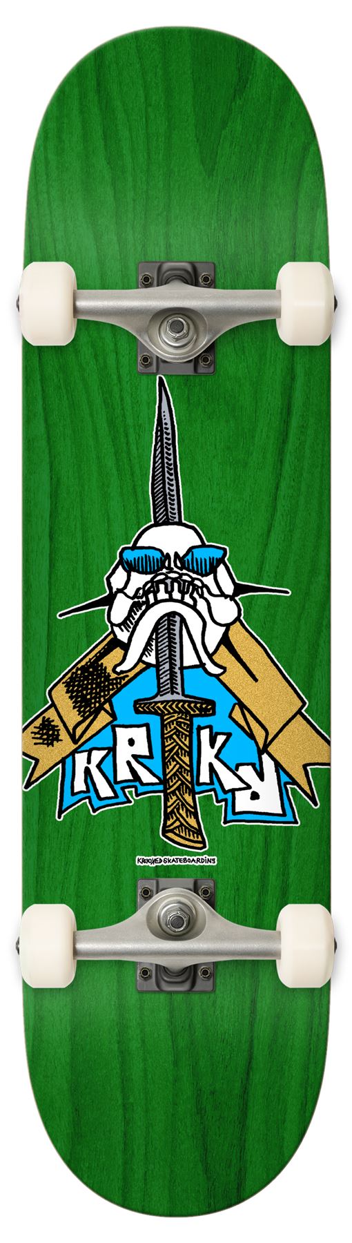 Krooked Skull Sword Complete Skateboard - 8.5
