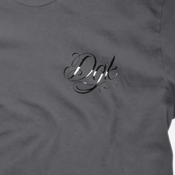 DGK Fool For You Tee Charcoal - Skatewarehouse.co.uk