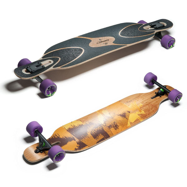 Loaded Boards Dervish Sama - Flex 3 - Freeride - Durian Purple Longboard Complete