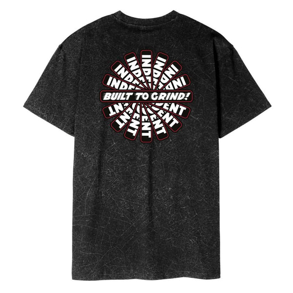 Independent T-Shirt BTG Speed Revolve - Mineral Wash Black - Skatewarehouse.co.uk