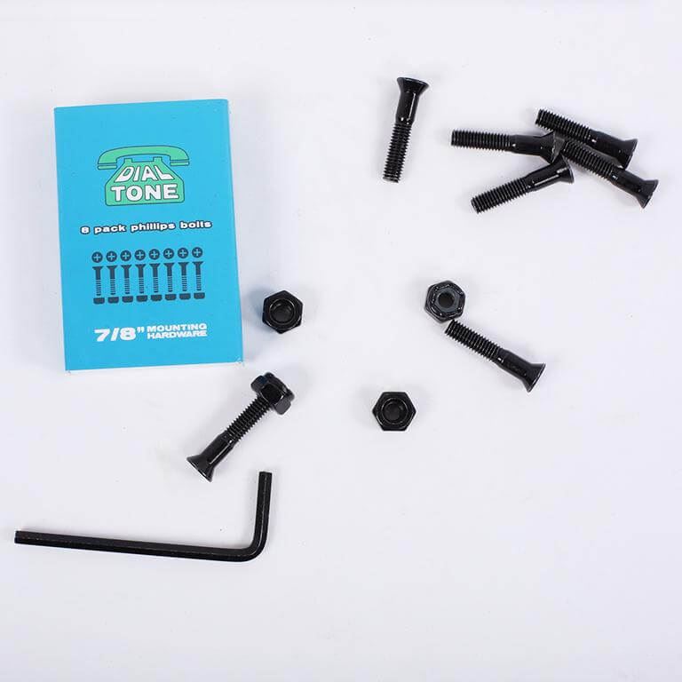 Dial Tone Matchbook Bolts Phillips 7/8" Skateboard Bolts - Skatewarehouse.co.uk