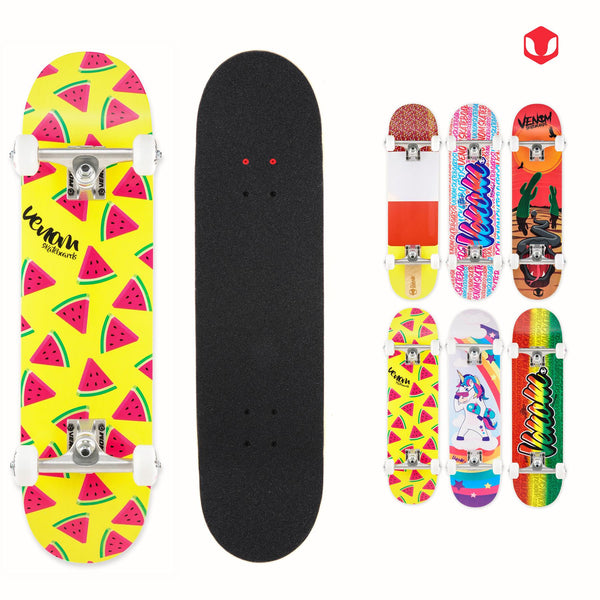 Venom Junior Complete Skateboard - Melons  - 7.25