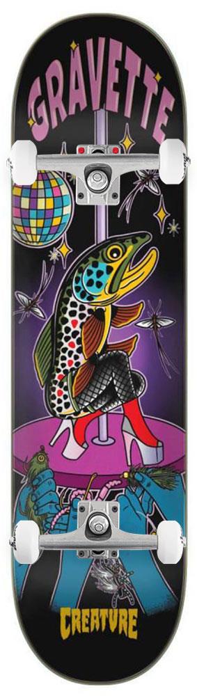 Creature s Gravette Nightlife Pro x Venom Custom Complete Skateboard - 8.3