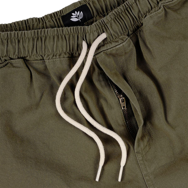 Magenta Loose Pants Khaki