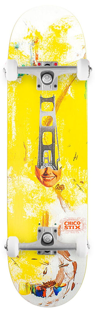 Chico Stix 'SF Smile' Popsicle x Venom Custom Complete Skateboard - 8.25"