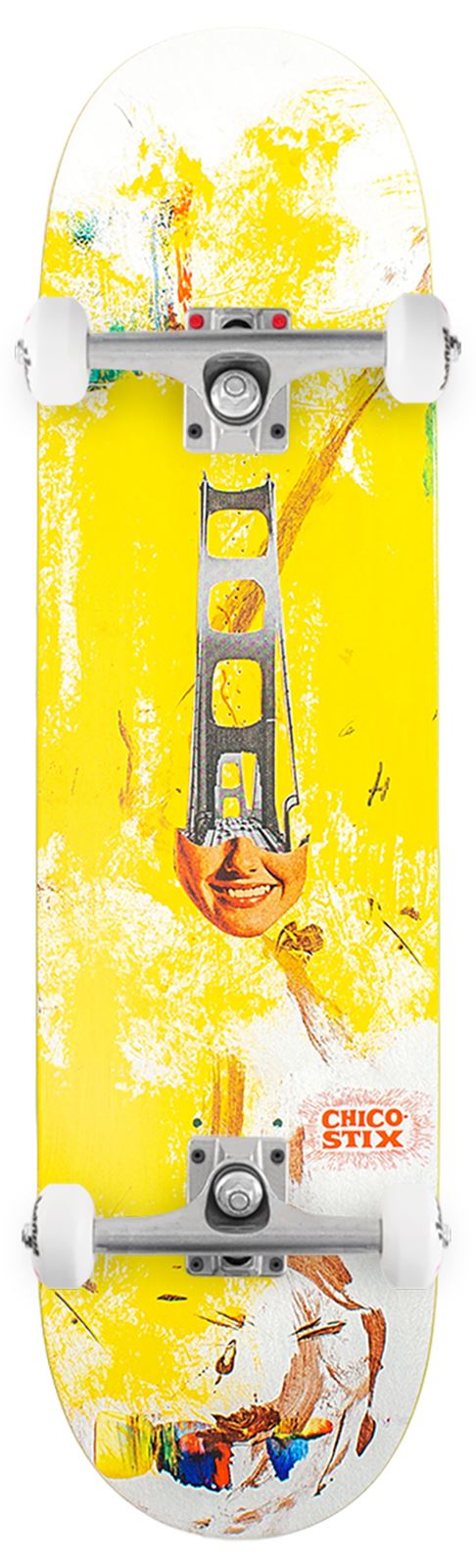 Chico Stix 'SF Smile' Popsicle x Venom Custom Complete Skateboard - 8.25