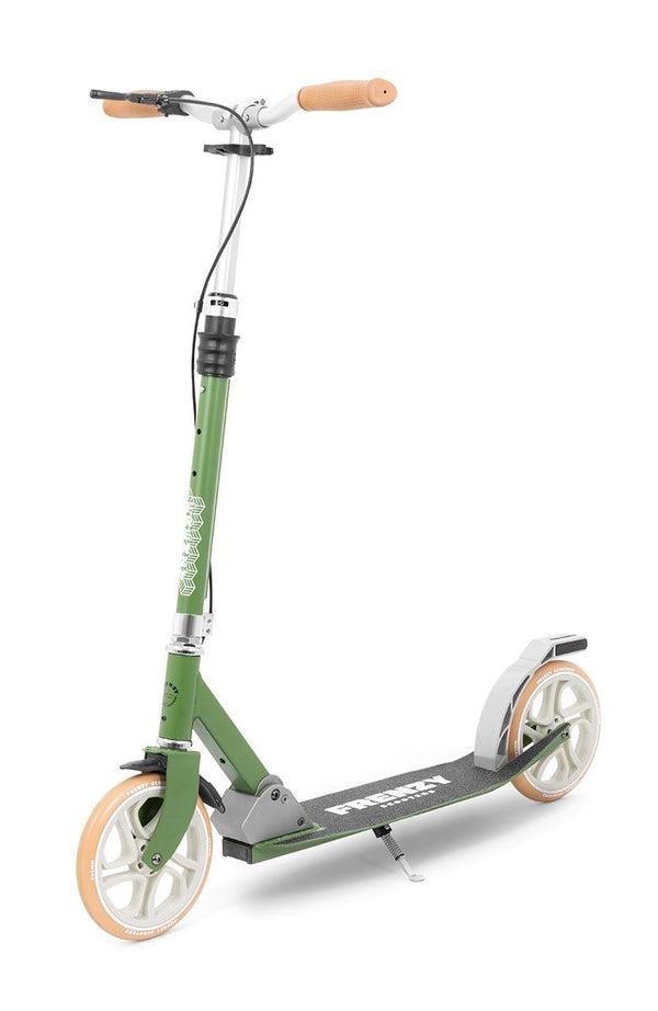 Frenzy 205mm Dual Brake V4 Recreational Scooter - Green - Skatewarehouse.co.uk