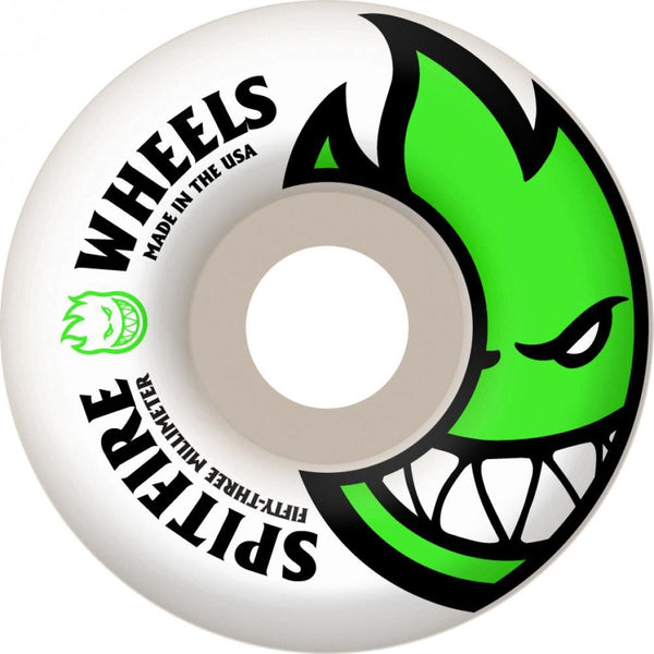 Spitfire Skateboard Wheels Bighead - White - Skatewarehouse.co.uk