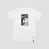 Girl Shot by Leo Sharp Mike Carroll Tee White - Skatewarehouse.co.uk