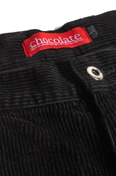 Chocolate Cord Pant Black - Skatewarehouse.co.uk