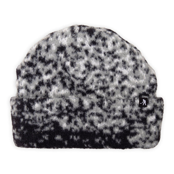 Cave~in Mohair Beanie (Black/Grey) - O/S
