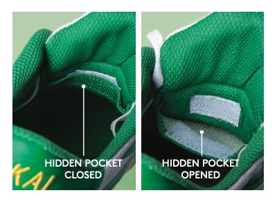 Lakai Cambridge Leather Skate Shoes - White / Green - Skatewarehouse.co.uk