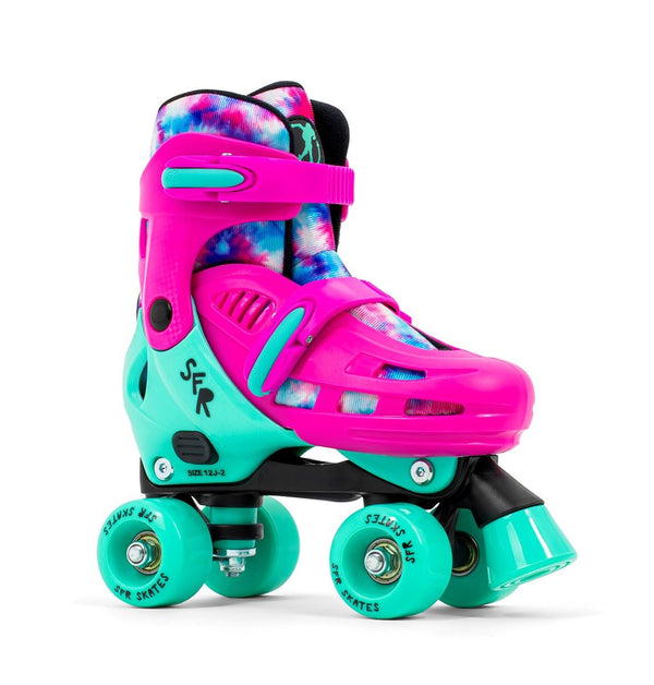 SFR Hurricane IV Adjustable Quad Skates - Tie-Dye - Skatewarehouse.co.uk