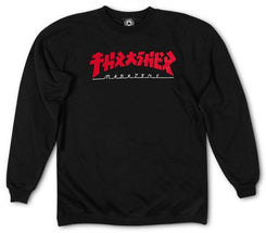 Thrasher Crew Godzilla - Black - Skatewarehouse.co.uk