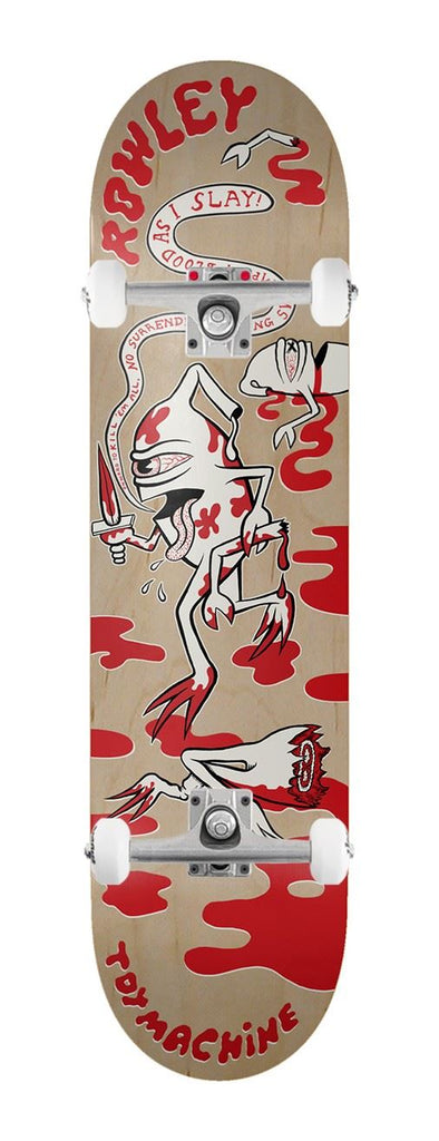 Toy Machine Geoff Rowley 'Slayer' x Venom Custom Complete Skateboard - 8.5"
