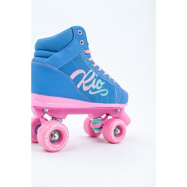 Rio Roller Lumina Quad Skates - Blue / Pink - Skatewarehouse.co.uk