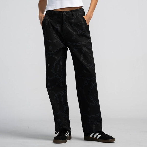 Santa Cruz Womens Pant Nolan Carpenter Pant - Lucky Gem Repeat - Skatewarehouse.co.uk