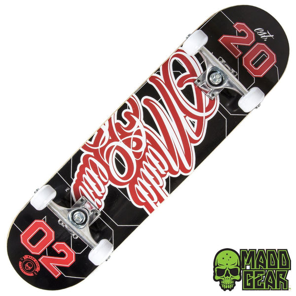 Madd Gear Pro Skateboard - Gameplay - Black / Red Complete Skateboard