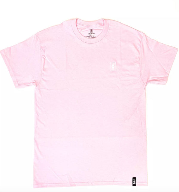 Girl Embroidered OG Tee Pink - Skatewarehouse.co.uk