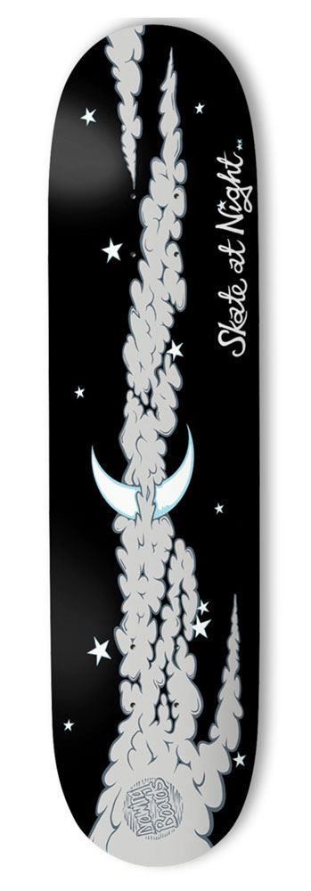Drawing Boards Skate At Night Custom Complete Skateboard - 8.0