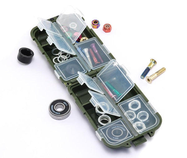 Venom Skateboards 27pc Ultimate Hardware Gift Pack inc Storage Box - Skatewarehouse.co.uk