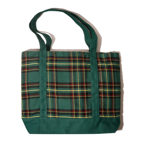 Skateboard Cafe Tartan Tote (Green) Apparel - One Size