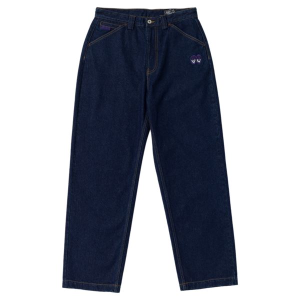 Krooked Eyes Denim Twill Pant (Dark Rinse Denim)
