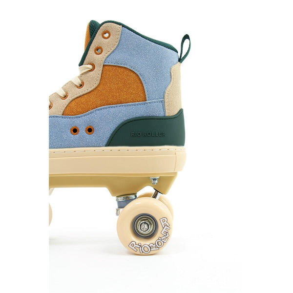 Rio Roller Beats Quad Skates - Blue / Tan