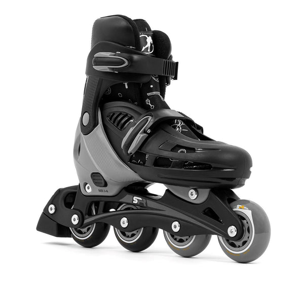 SFR Cyclone II Adjustable Inline Skates - Ninja - Skatewarehouse.co.uk