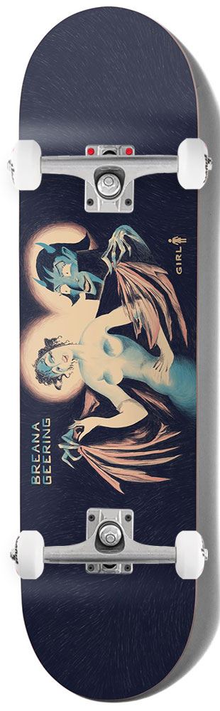 Girl Seductress Breana Geering x Venom Custom Complete Skateboard - 8.0
