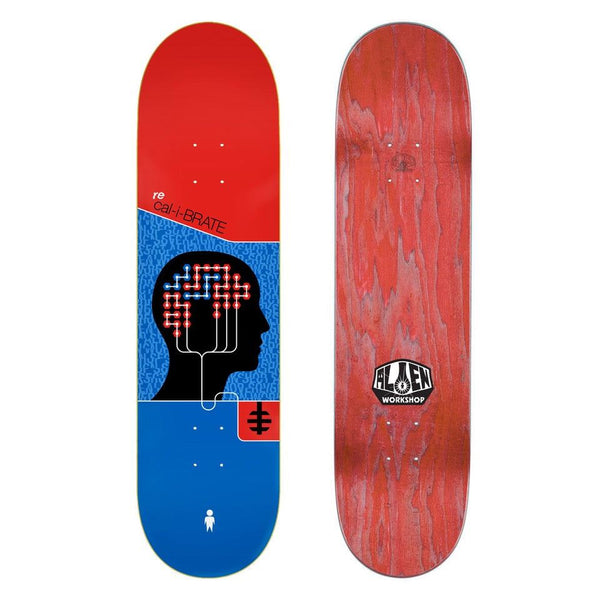 Alien Workshop Recalibrate Red / Blue Skateboard Deck - 8.25