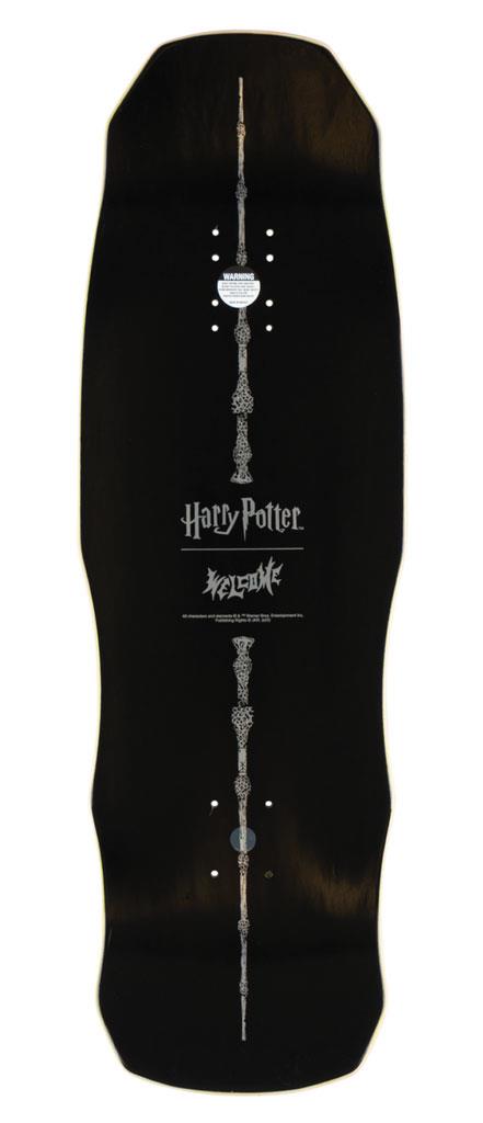 Welcome x Harry Potter Voldemort on Dark Lord (Dark Green Stain) Skateboard Deck - 9.75