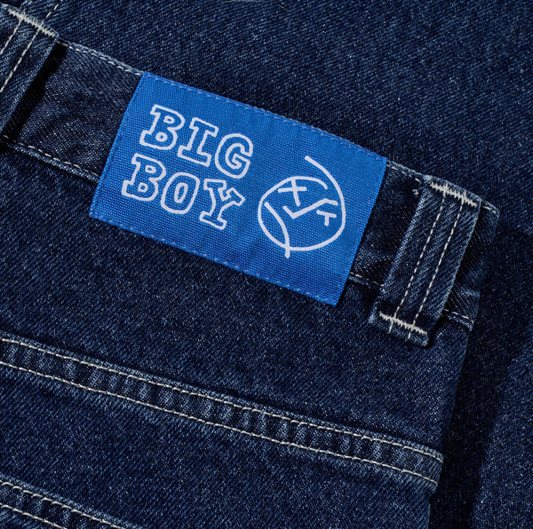 Polar Skate Co Big Boy Pants (Dark Blue w / White Stitching)