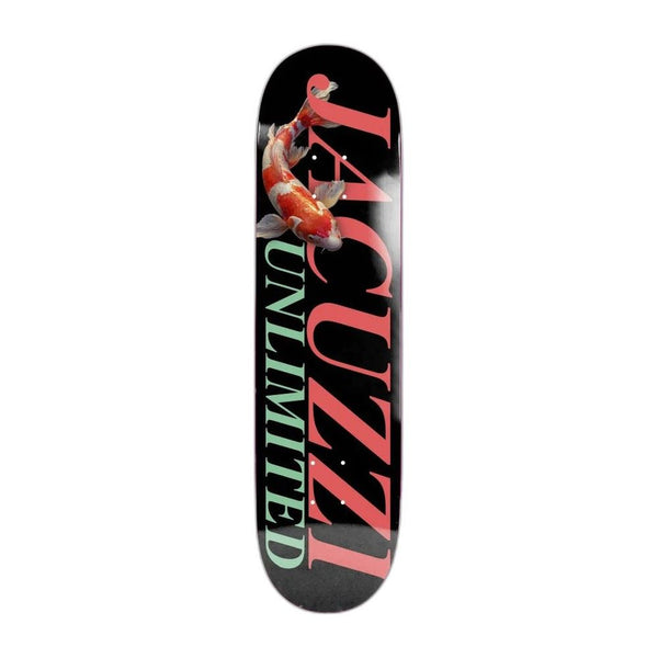 Jacuzzi Unlimited Koi Logo EX7 Black Skateboard Deck - 8.5