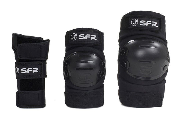 SFR Youth Ramp Triple Pad Set - Black - Skatewarehouse.co.uk