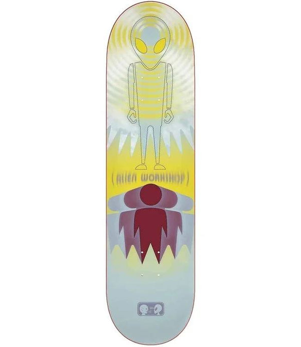 Alien Workshop Transmission White Skateboard Deck - 8.0